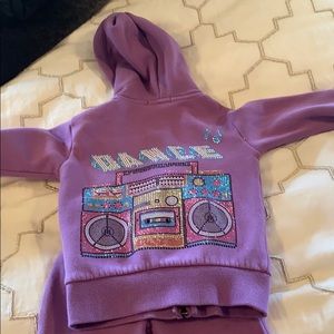 Bedazzled sweatsuit